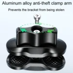 Kewig M33-C2 Outdoor Motorcycle Bike Riding Anti-Theft Shock Absorbing Cell Phone Holder - Image 4