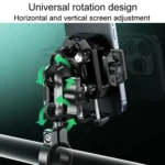 Kewig M33-A5 Outdoor Riding Shock Absorbing Anti-Theft 15W QI Wireless Charger Cell Phone Mounting Bracket - Image 3