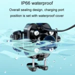 Kewig M33-A5 Outdoor Riding Shock Absorbing Anti-Theft 15W QI Wireless Charger Cell Phone Mounting Bracket - Image 10
