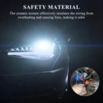 4pcs /Set Car Headlight Cable H4 Three-Plug Base Modification - Image 6