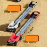Folding Catapult Car Transformable Track Car Children Simulated Container Storage Car - Image 2