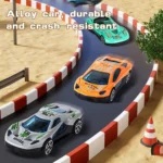 Folding Catapult Car Transformable Track Car Children Simulated Container Storage Car - Image 5