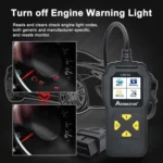 AERMOTOR V200PRO Car Troubleshooter Engine Inspection Scanner Readout Card ELM327 Battery Inspection Tool - Image 5