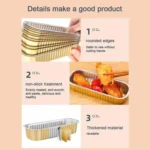 5pcs /Pack Air Fryer Rectangle Tin Box Oil-Proof Aluminum Foil BBQ Drip Tray Set - Image 7