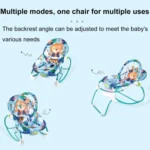 Multifunctional Music and Light Baby Recliner Baby Cartoon Rocking Chair Toy - Image 4