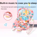 Multifunctional Music and Light Baby Recliner Baby Cartoon Rocking Chair Toy - Image 5