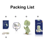 Cartoon Variety Dinosaur USB Charging LED Screen Timer Night Light Electronic Alarm Clock - Image 8