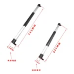 RV Screen Three-section Split Telescopic Rod L-shaped Replacement Handle - Image 3