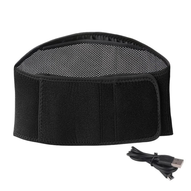 USB Electric Heating Warming Anti-cold Waist Protector Adjustable Sport Support Heat Pad Therapy Waist Belt