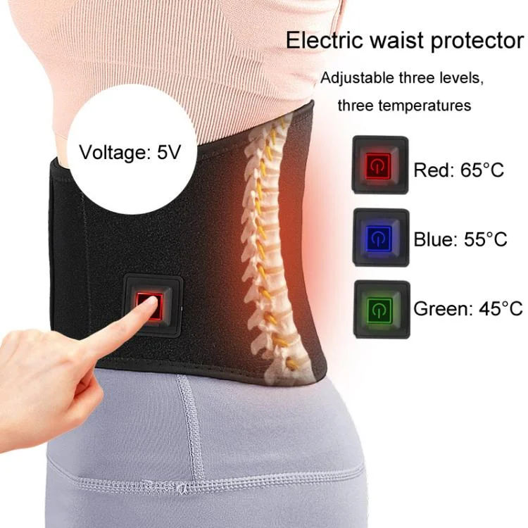 TBD06056338_B7.webp USB Electric Heating Warming Anti-cold Waist Protector Adjustable Sport Support Heat Pad Therapy Waist Belt - Image 8