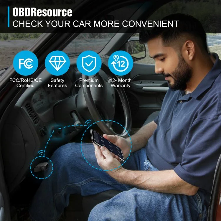 TBD06056446_2.webp OBDResource ELM327 Car Fault Bluetooth Diagnostic Instrument Supports iO - Image 3
