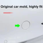 For Tesla Model 3 Front Trailer Hook Protective Cover Replacement Parts Front Towing Hole Cover - Image 4