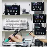 SUGON T21 Constant Temperature Soldering Station 120W High Power Soldering Iron With I/IS/K Tip Nozzle - Image 8