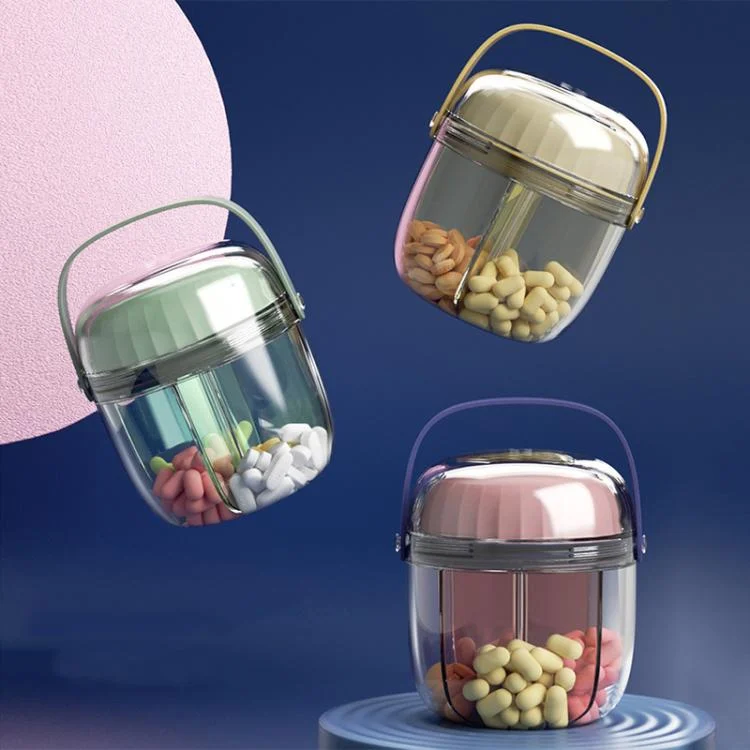 TBD06056562_B1.webp Portable Pill Box Sealed Waterproof Pill Dispenser Drugs Medicine Organizer Dispenser Box - Image 2