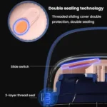 Portable Pill Box Sealed Waterproof Pill Dispenser Drugs Medicine Organizer Dispenser Box - Image 9