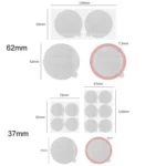 For Nestle Vertuo Coffee Maker Disposable Capsule Aluminum Foil Sealer Paper - Image 3