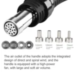 SUGON 202 2 In 1 Soldering Iron Dual Display Cell Phone Repair Hot Air Thermostat Soldering Station Combination Set - Image 7