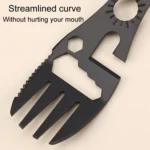 2pcs 10 In 1 Outdoor Camping Picnic Multifunctional Portable Fork and Spoon Tool - Image 6