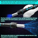 SUGON 8650 1300W Hot Air Soldering Station Big Wind Power Maintenance Motherboard CPU Desoldering Station - Image 4