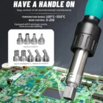 SUGON 8650Pro Curve Hot Air Soldering Station 1300W High Wind Power Maintenance Motherboard CPU Desoldering Station - Image 7