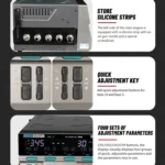 SUGON 8650Pro Curve Hot Air Soldering Station 1300W High Wind Power Maintenance Motherboard CPU Desoldering Station - Image 9