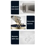 Mini Powerful Car Wireless Vacuum Cleaner Household Handheld Desktop Cleaner - Image 5