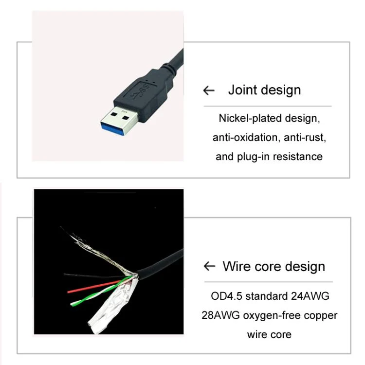 TBD06056638_B3.webp Square Snap-On USB3.0 Compatible 2.0 Car Boat Motorcycle Instrument Panel Extension Cable - Image 4