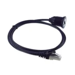 RJ45 CAT5e Ultra Category 5 Cable Round Single Port Male To Female Car Waterproof Cable