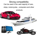 RJ45 CAT5e Ultra Category 5 Cable Round Single Port Male To Female Car Waterproof Cable - Image 5