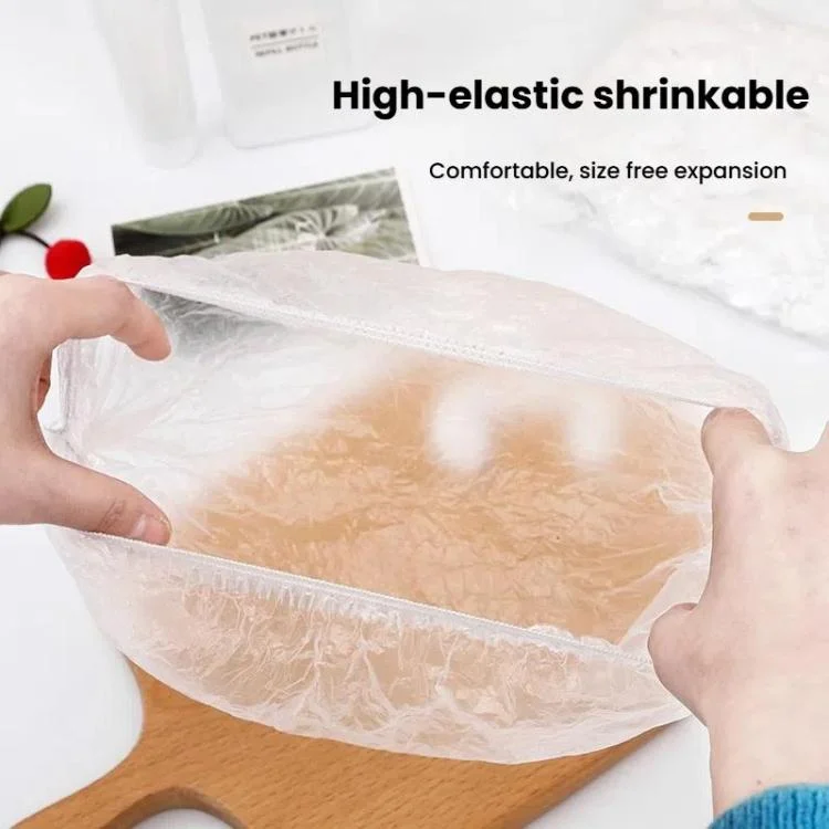 TBD06056675_2.webp 150pcs /Pack Disposable Shower Caps Waterproof Clear Hair Cap 23.5cm - Image 3
