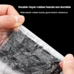 150pcs /Pack Disposable Shower Caps Waterproof Clear Hair Cap 23.5cm - Image 5