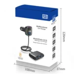 Powerful Output Colorful Ambient Lights Car Quick Charger - Image 11