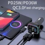 Powerful Output Colorful Ambient Lights Car Quick Charger - Image 6