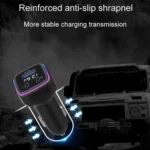 Powerful Output Colorful Ambient Lights Car Quick Charger - Image 9