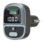 Car Voltage Digital Display Fast Charger Vehicle MP3 Bluetooth Player