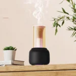 150ml Candle Light Aroma Diffuser Timable Air Humidifier Essential Oil Night Light - Image 2