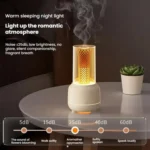 150ml Candle Light Aroma Diffuser Timable Air Humidifier Essential Oil Night Light - Image 6
