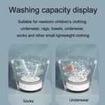 Mini Portable Underwear Socks Turbine Washing Machine - Image 5