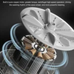 Mini Portable Underwear Socks Turbine Washing Machine - Image 8