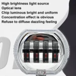 Motorcycle Electric Vehicle General Modification LED Headlight 4 Beads Double Lens Lamps - Image 5