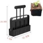 Handheld Seedling Planter Sowing Tool Soil Blocker - Image 2