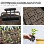 Handheld Seedling Planter Sowing Tool Soil Blocker - Image 6
