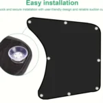 Car Sun Protection Heat Insulation Sunshade Front Side Curtains - Image 3