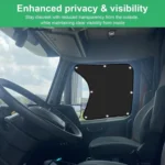 Car Sun Protection Heat Insulation Sunshade Front Side Curtains - Image 5