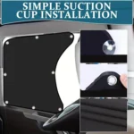 Car Sun Protection Heat Insulation Sunshade Front Side Curtains - Image 7