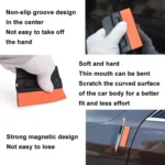 Car Film Scraper Imitation Buckskin Scraper With Magnetic Attraction - Image 6