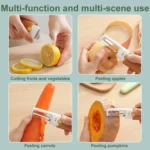 2-in-1 Household Double-headed Multifunctional Portable Fruit Knife Peeler - Image 5