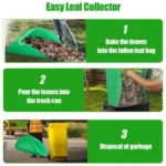 Portable Pop-Up Leaf Collector Reusable Patio Garden Organizers - Image 5