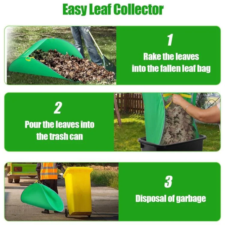 TBD06056991_B4.webp Portable Pop-Up Leaf Collector Reusable Patio Garden Organizers - Image 5