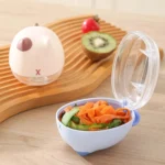 Kitchen Household Cartoon Cats Peeling Knife With Storage Case - Image 2